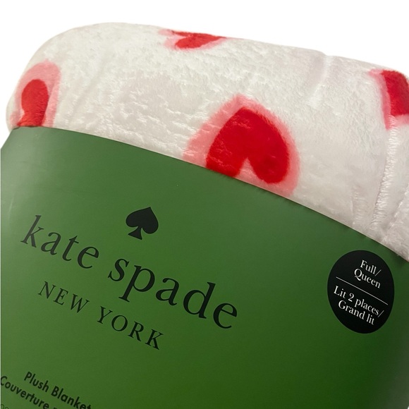 Kate Spade Plush Heart Blanket - Queen size - Picture 3 of 3